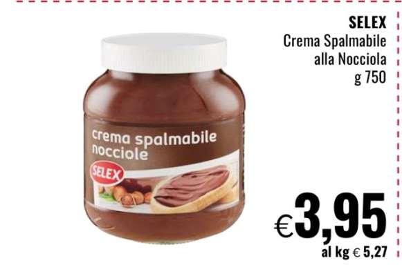 SELEX Crema Spalmabile alla Nocciola