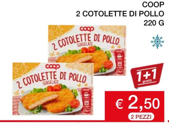COOP 2 COTOLETTE DI POLLO