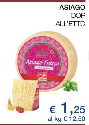 ASIAGO DOP ALL’ETTO