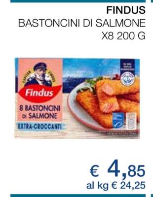 FINDUS BASTONCINI DI SALMONE