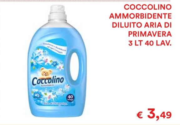 COCCOLINO AMMORBIDENTE DILUITO ARIA DI PRIMAVERA