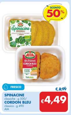 SPINACINE / CORDON BLEU