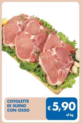 COTOLETTE DI SUINO CON OSSO