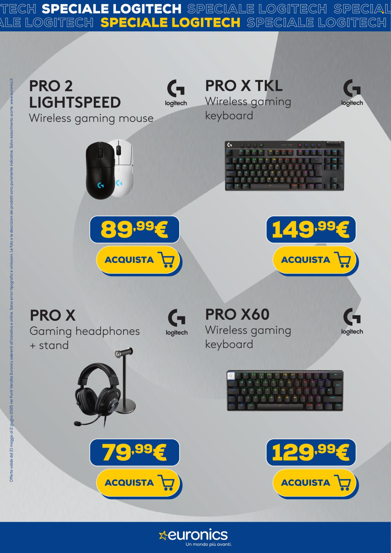 Volantino Euronics - 21/5/2025 - 2/6/2025. Pagina 1
