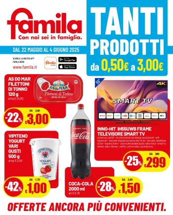 Volantino Famila - 22/5/2025 - 4/6/2025.