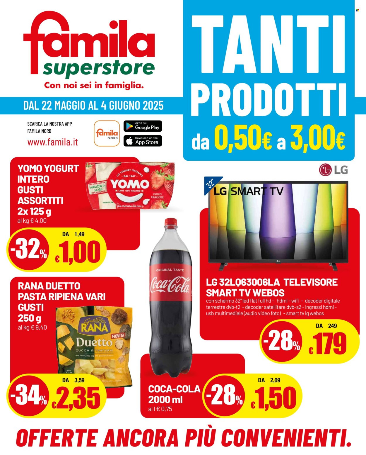 Volantino Famila - 22/5/2025 - 4/6/2025. Pagina 1