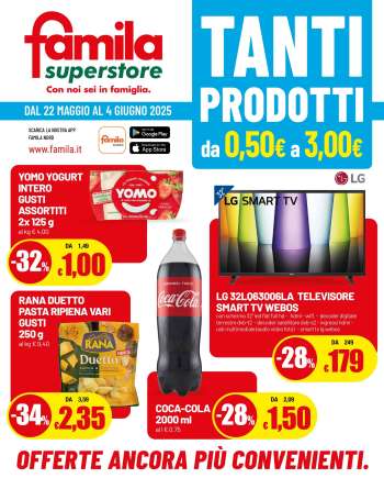 Volantino Famila - 22/5/2025 - 4/6/2025.