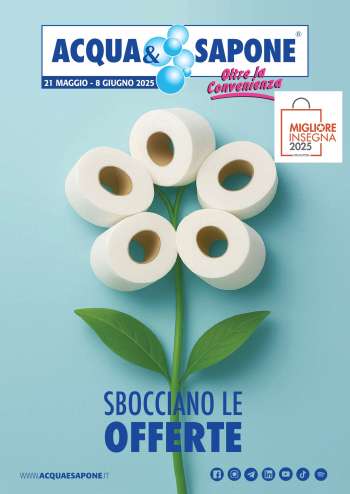 Volantino Acqua & Sapone - 21/5/2025 - 8/6/2025.