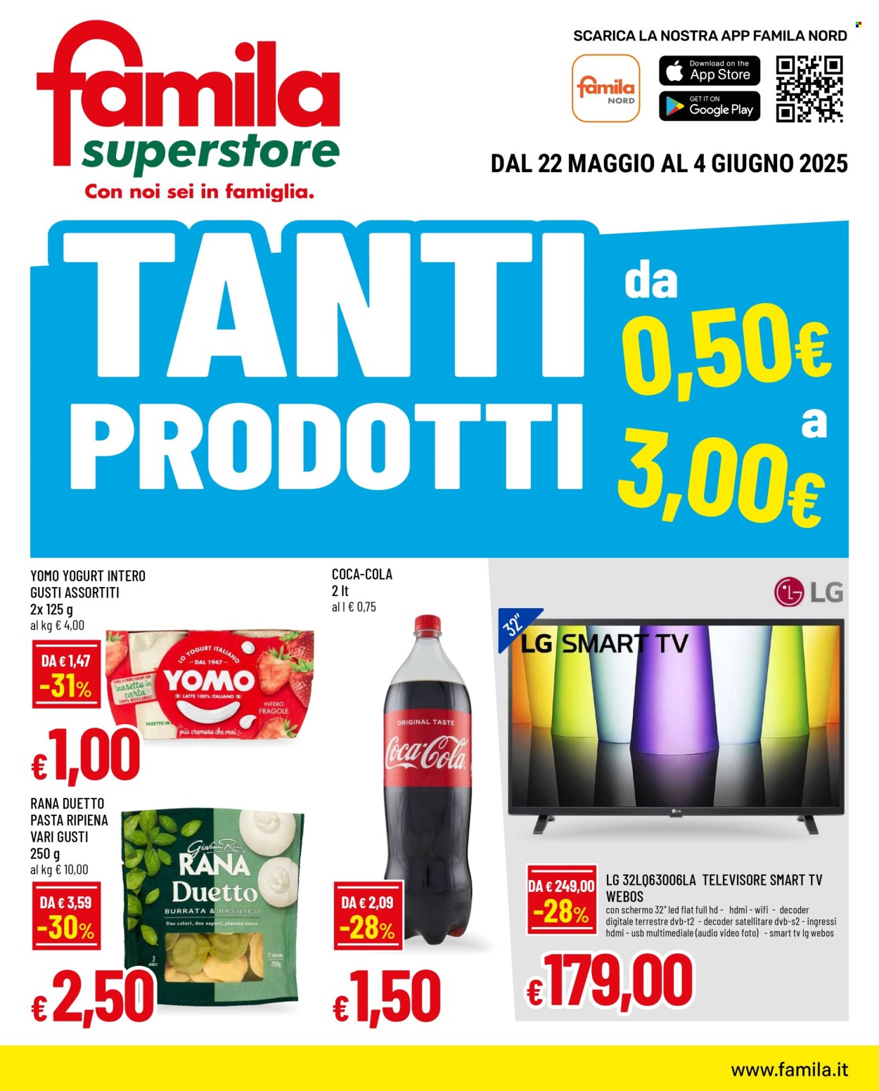 Volantino Famila - 22/5/2025 - 4/6/2025. Pagina 1