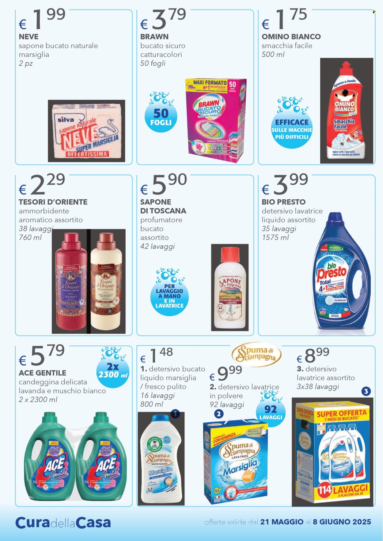 Volantino Acqua & Sapone - 21/5/2025 - 8/6/2025. Pagina 1