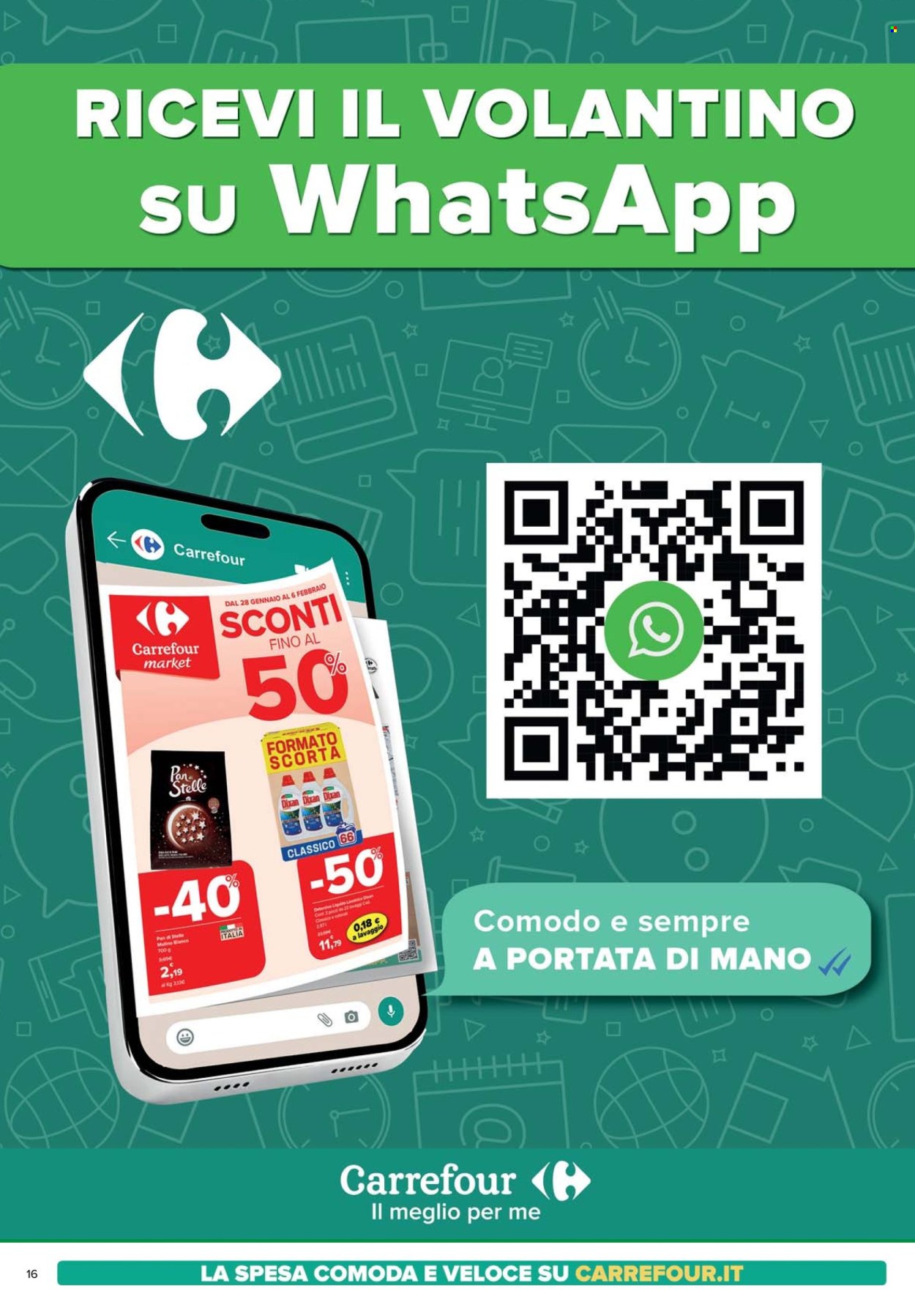Volantino Carrefour - 23/5/2025 - 8/6/2025. Pagina 16