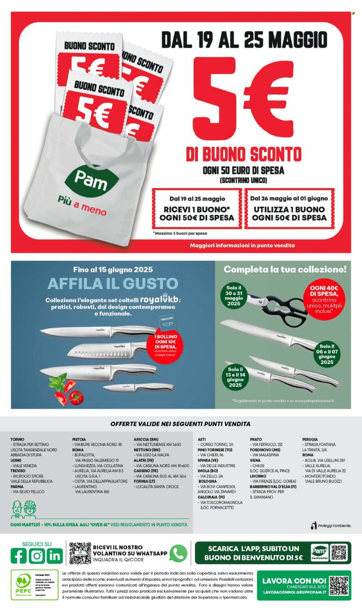 Volantino Pam Panorama - 22/5/2025 - 28/5/2025. Pagina 1
