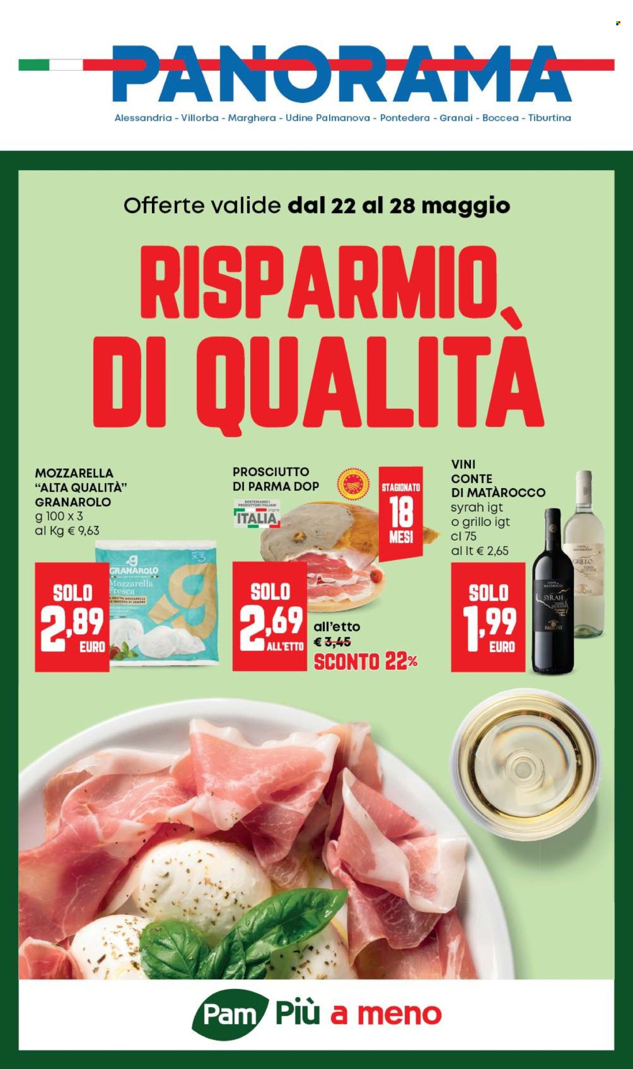 Volantino Panorama - 22/5/2025 - 28/5/2025. Pagina 1