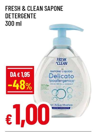 FRESH & CLEAN SAPONE DETERGENTE