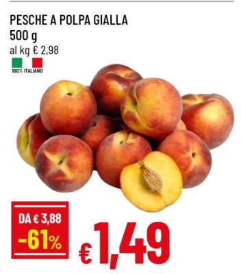 PESCHE A POLPA GIALLA