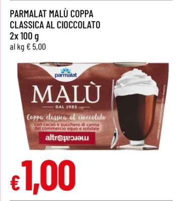 PARMALAT MALÙ COPPA CLASSICA AL CIOCCOLATO
