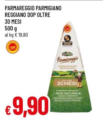 Parmareggio Parmigiano Reggiano DOP Oltre 30 Mesi