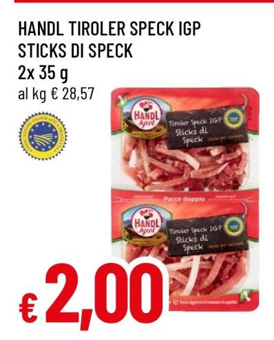 HANDL TIROLER SPECK IGP STICKS DI SPECK