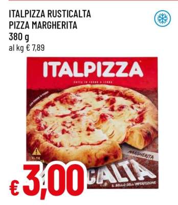 ITALPIZZA RUSTICALTA PIZZA MARGHERITA