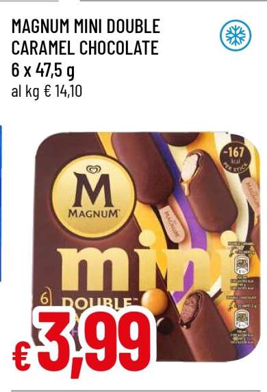 MAGNUM MINI DOUBLE CARAMEL CHOCOLATE