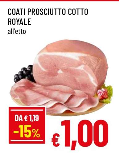 COATI PROSCIUTTO COTTO ROYALE
