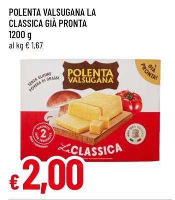 POLENTA VALSUGANA LA CLASSICA GIÀ PRONTA