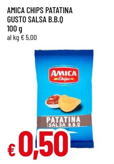 AMICA CHIPS PATATINA GUSTO SALSA B.B.Q