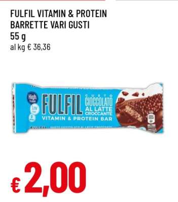 FULFIL VITAMIN & PROTEIN BARRETTE VARI GUSTI