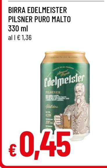 Birra Edelmeister Pilsner Puro Malto