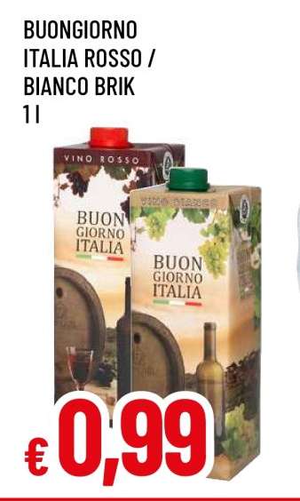 BUONGIORNO ITALIA ROSSO / BIANCO BRIK