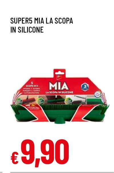 SUPER5 MIA LA SCOPA IN SILICONE