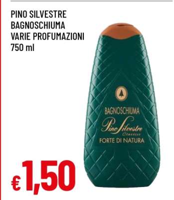 PINO SILVESTRE BAGNOSCHIUMA VARIE PROFUMAZIONI 750 ml