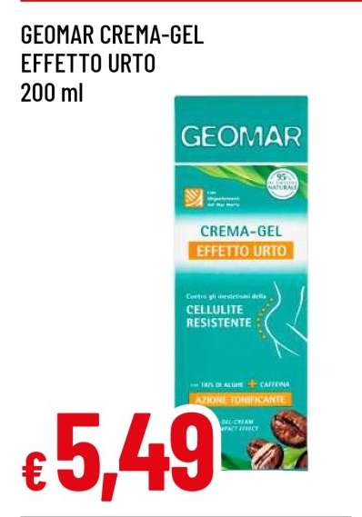 GEOMAR CREMA-GEL EFFETTO URTO