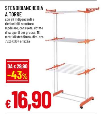 Stendibiancheria a torre