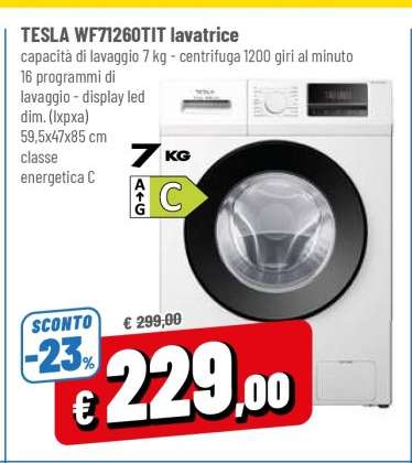 TESLA WF71260TIT lavatrice