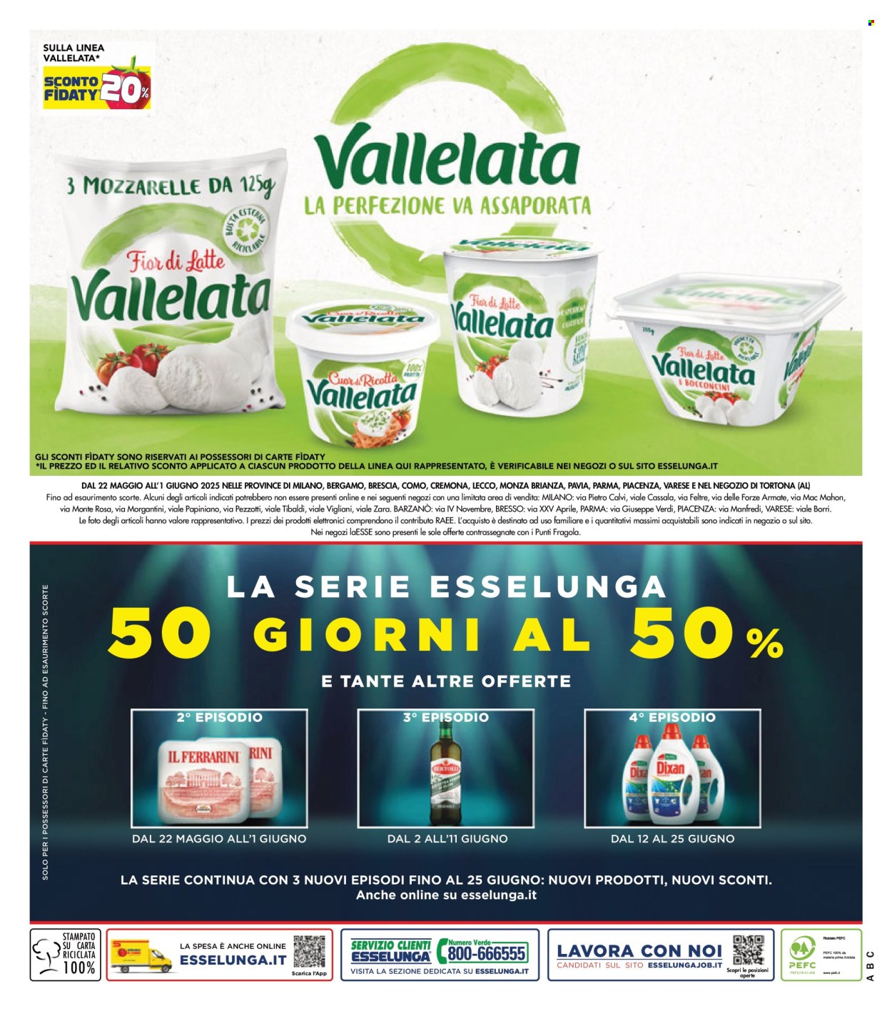 Volantino Esselunga - 22/5/2025 - 1/6/2025. Pagina 1