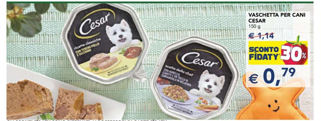 Vaschetta per Cani Cesar