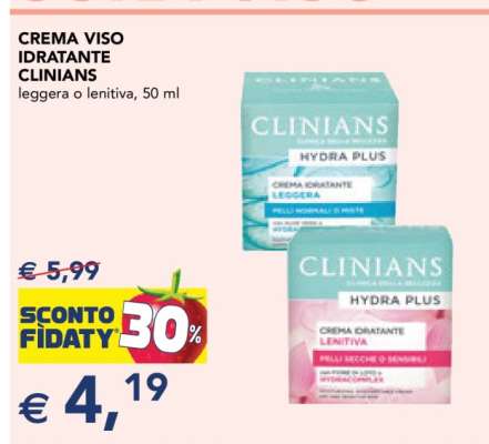 Crema Viso Idratante Clinians