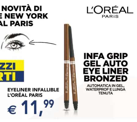 INFA GRIP GEL AUTO EYE LINER BRONZED