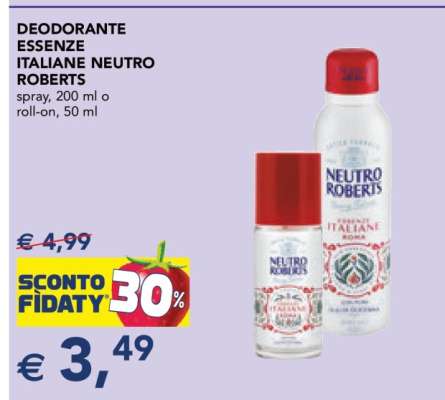 Deodorante Essenze Italiane Neutro Roberts