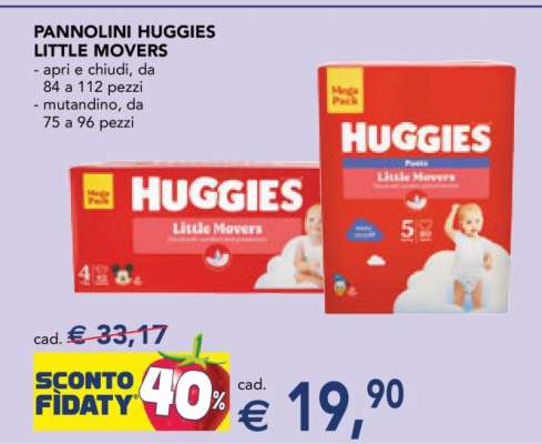 Pannolini Huggies Little Movers