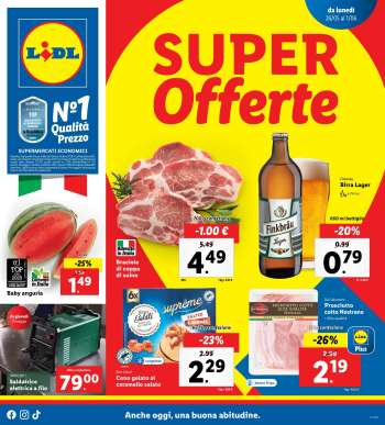 Volantino Lidl - 26/5/2025 - 1/6/2025.