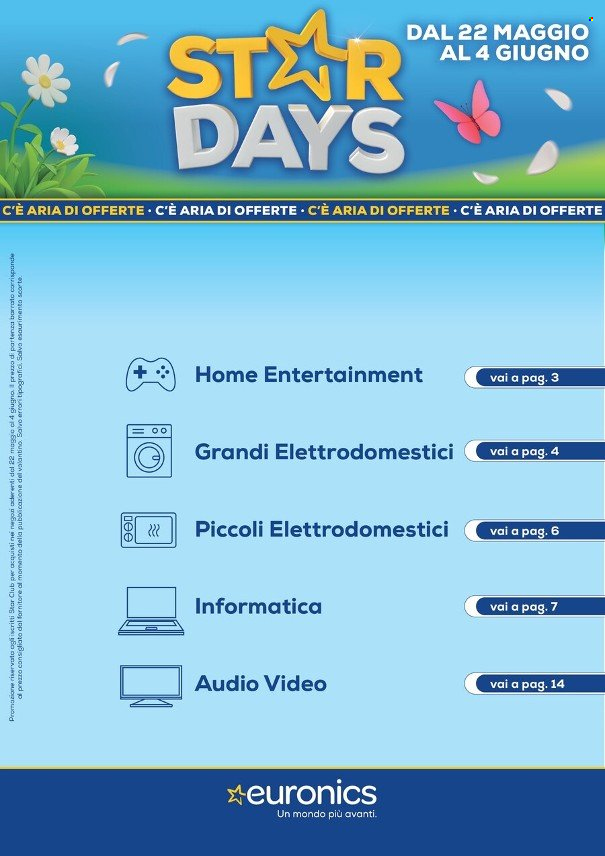 Volantino Euronics - 22/5/2025 - 4/6/2025. Pagina 1