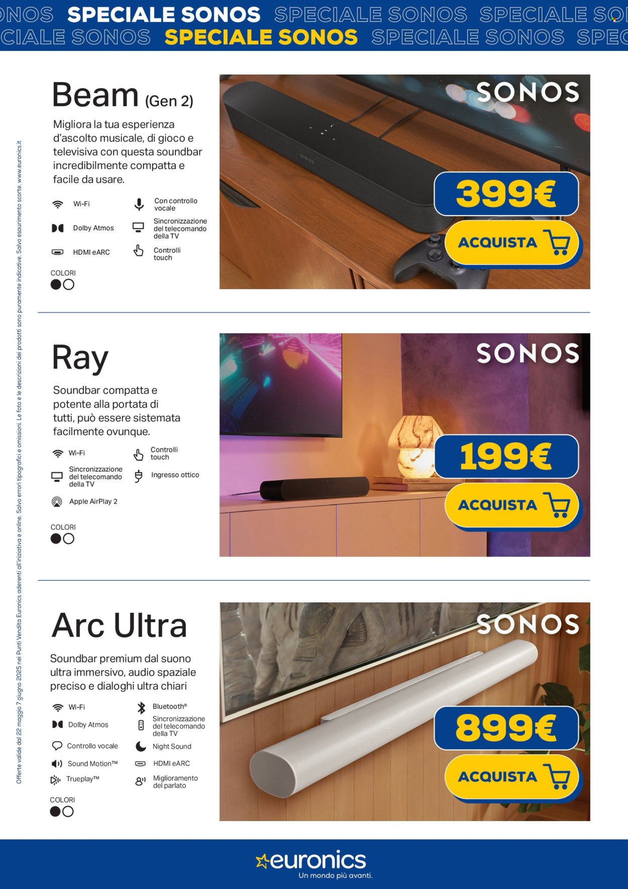 Volantino Euronics - 22/5/2025 - 7/6/2025. Pagina 1