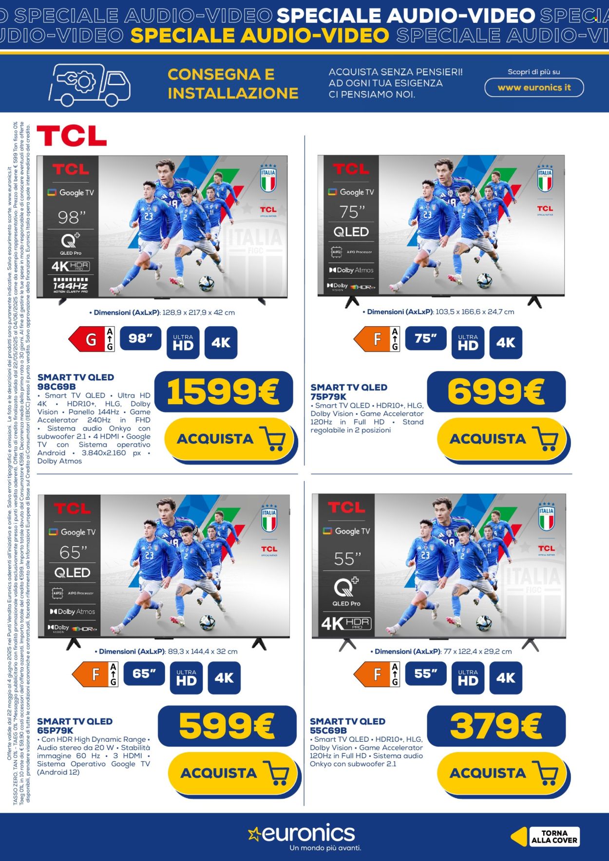 Volantino Euronics - 22/5/2025 - 4/6/2025. Pagina 1