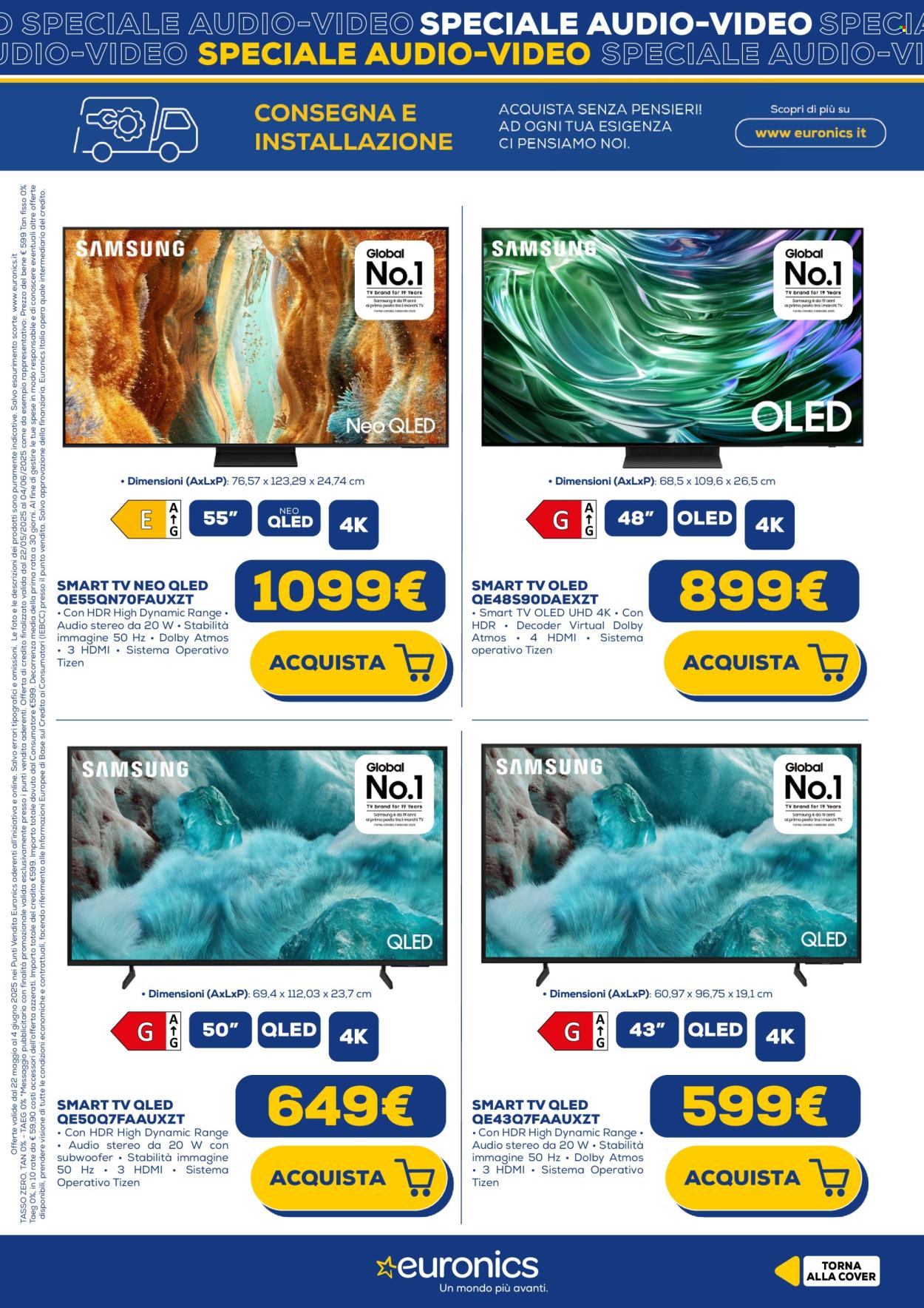 Volantino Euronics - 22/5/2025 - 4/6/2025. Pagina 1