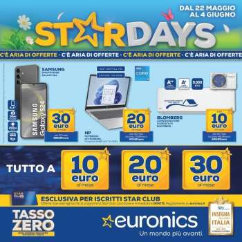 Volantino Euronics - 22/5/2025 - 4/6/2025.