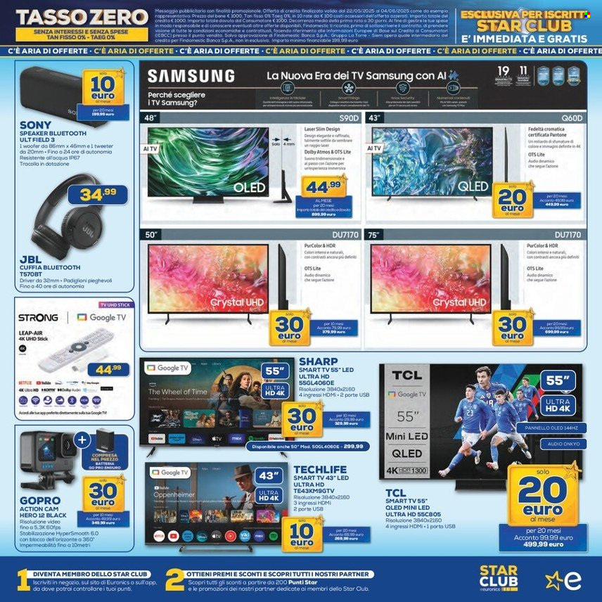 Volantino Euronics - 22/5/2025 - 4/6/2025. Pagina 1