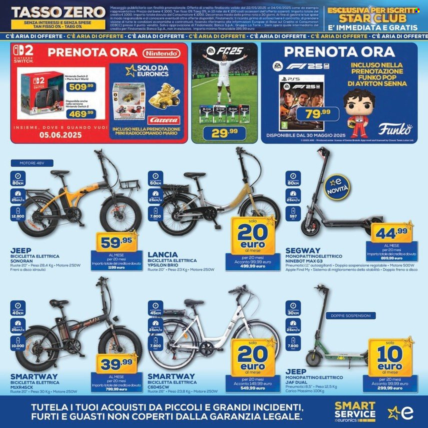 Volantino Euronics - 22/5/2025 - 4/6/2025. Pagina 1