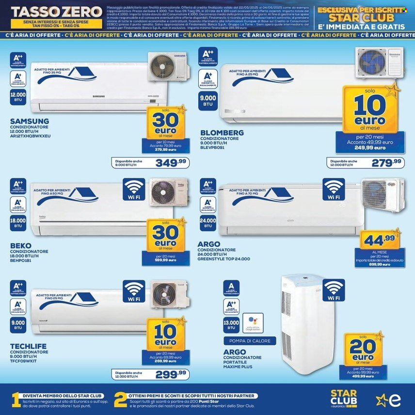 Volantino Euronics - 22/5/2025 - 4/6/2025. Pagina 1